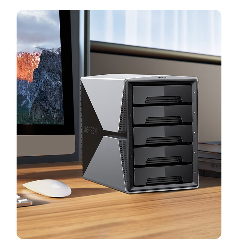 Ugreen RAID Disk Array Enclosure Multi-Bay Hard Drive Cage for NAS Expansion 2.5/3.5 Inch SATA HDD SSD 1