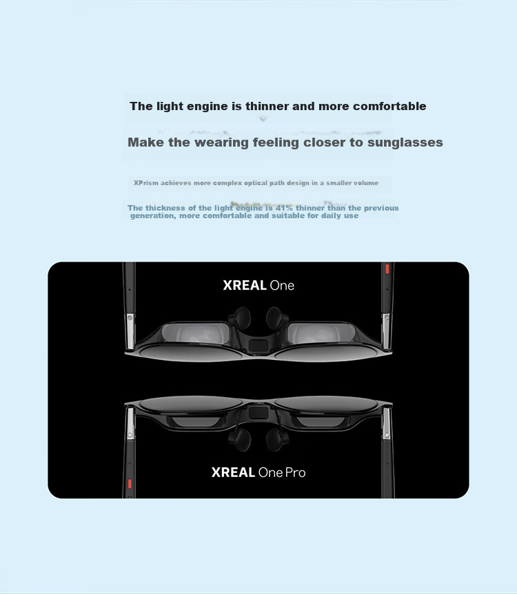 XREAL One Pro Smart AR Glasses with 5.56" Portable Screen, 57° FOV, Self-Developed X1 Chip, Native 3DoF Hovering, Movie-Watching Glasses Not VRAI Translation Glasses, L Size 12