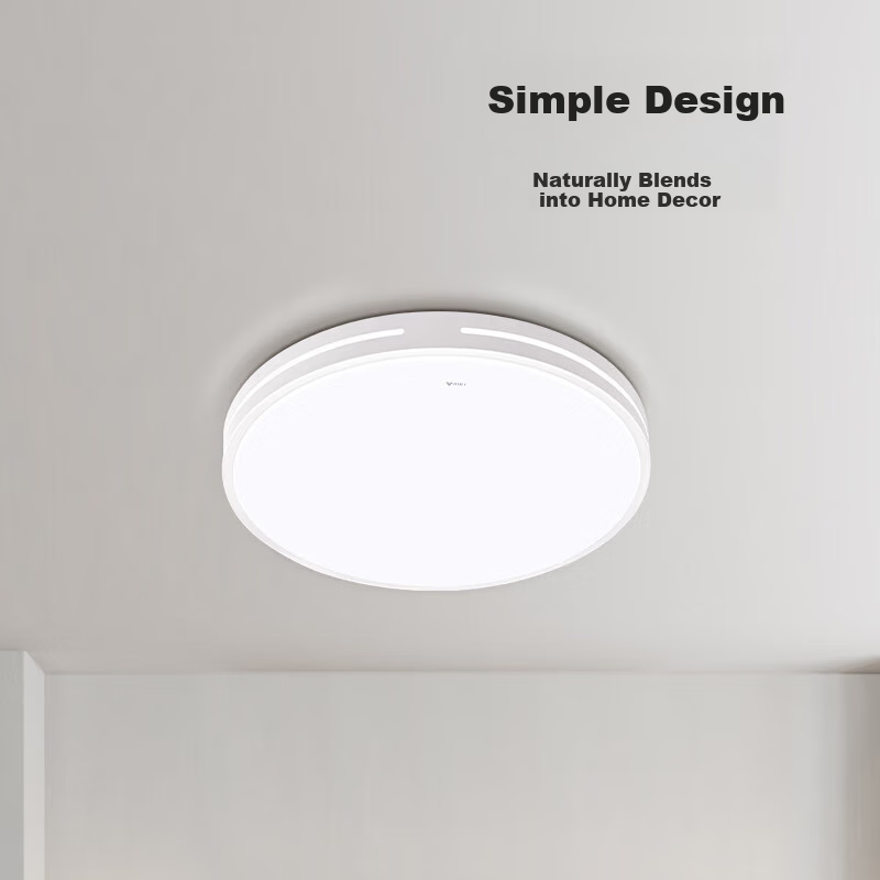 BULL Ceiling Light, Minghao Full Spectrum Bedroom Lamp, Three-Stage Dimming, 48W, Ra97 Color Rendering Index [Installation Included]