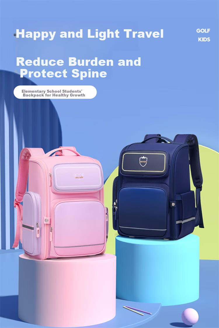 GOLF Backpack for Primary School Boys Grades 1-3 Spine-Protecting Children's Backpack with Large Capacity, Stylish Design And Weight Reductio 2