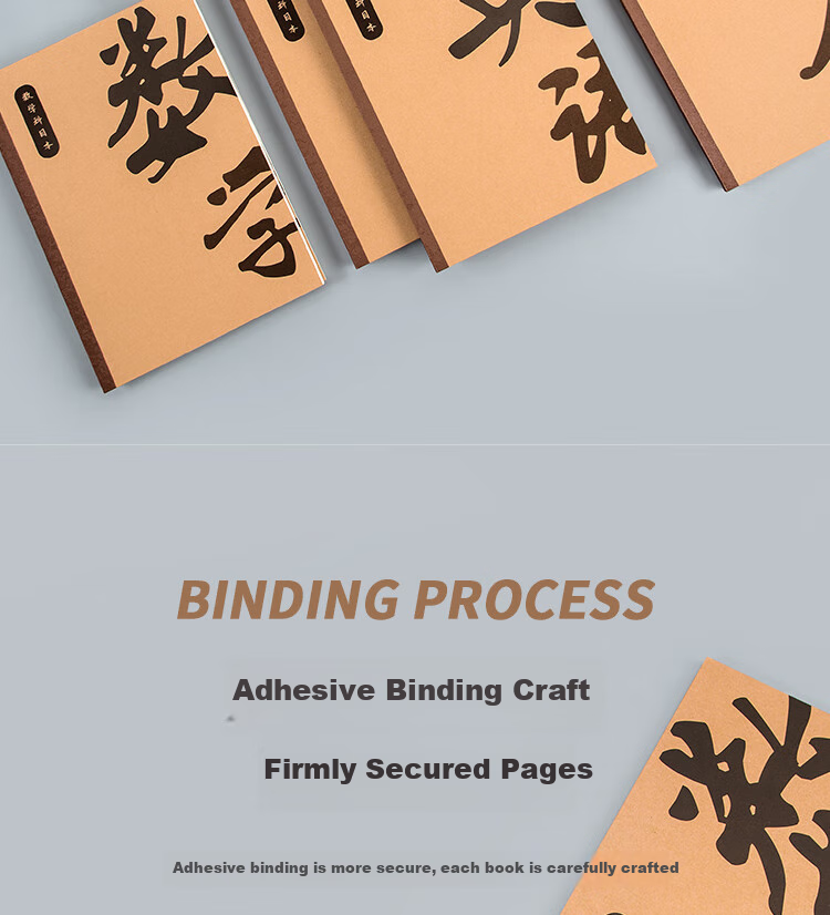 GuangBo B5/40 Sheets, 80 Pages Student Subject Notebook, Classroom Journal, Error Correction Notebook, Study Supplies, Math Book, 4-Pack, FB61101 5