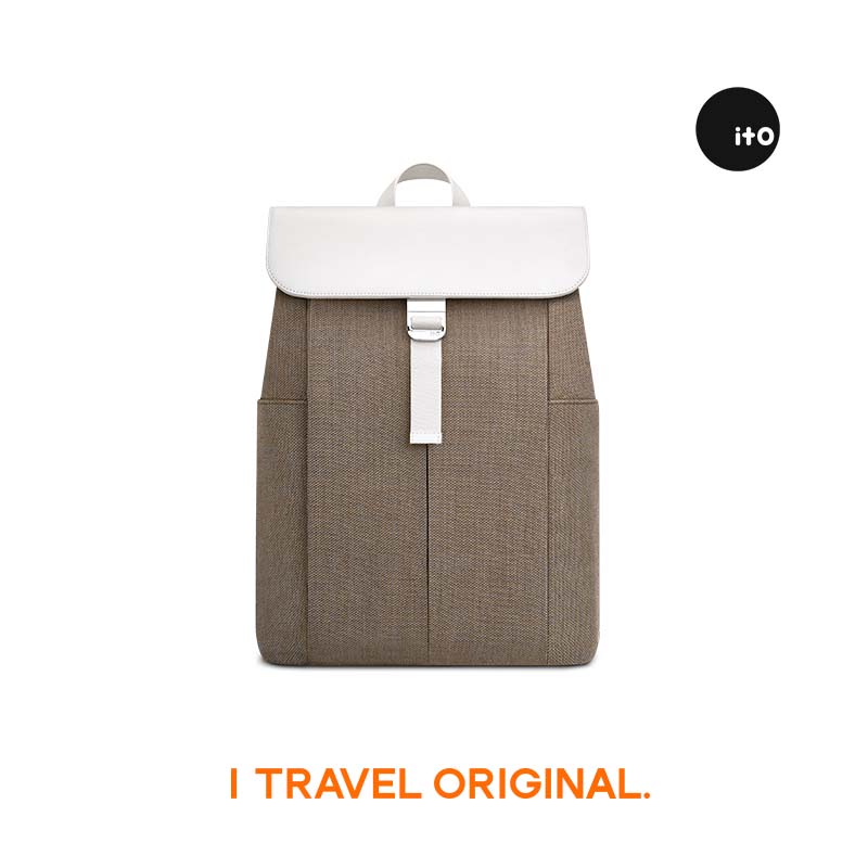ITO "New Product" PORCINI BACKPACK, Cherry Red 16L Business Backpack for Men And Women, Laptop Bag for Travel