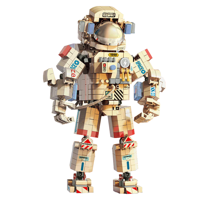 Crown Nest Astronaut Building Blocks Educational Puzzle Toy for Girls Ages 6-12 Boys New Year Gift Puzzle Model