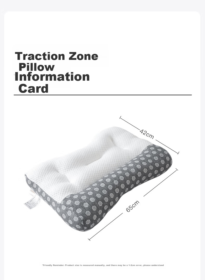 CROWN Pillow, Cervical Spine Protection, Deep Sleep Pillowcase, Adult Men's Sleeping Pillow, Specialized for Sleeping, Non-Sagging, Hotel Use, One Pair for Two 12