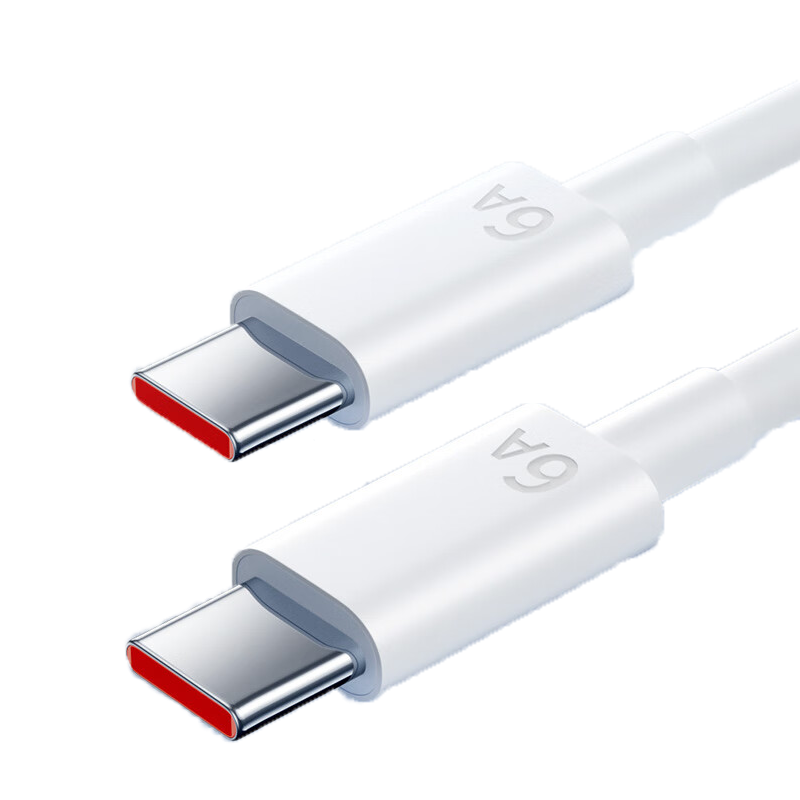 Stiger Type-C Dual-Head Data Cable 6A for Huawei Honor Super Fast Charging 120W/100W/88/66/Pura80 Ultra/Mate70 Xiaomi Phone Tablet 2-Pack