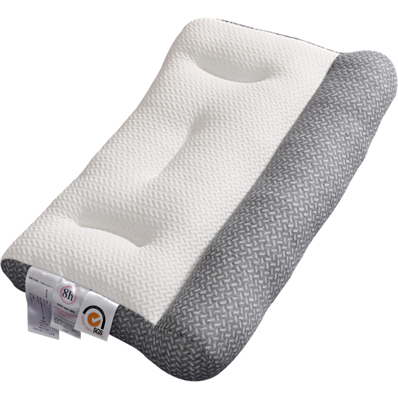 Yierman Pillow Neck Support Pillow for Cervical Spondylosis Deep Sleep Specialized Adult Men's Pillow Core Single Bed Home Use Extra Large One Pair Set