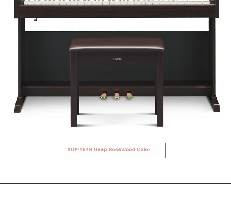 YAMAHA Upgraded YDP165R88-Key Weighted Hammer Adult Professional Exam-Grade Upright Digital Piano 10