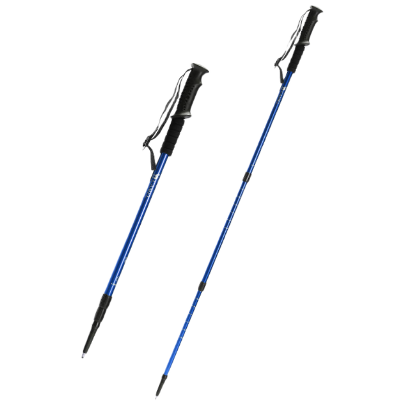 CAMEL Hiking Trekking Pole Outdoor Lightweight Portable Telescopic Multifunctional Mountaineering Equipment Walking Stick 2SA7D41-1D Blue