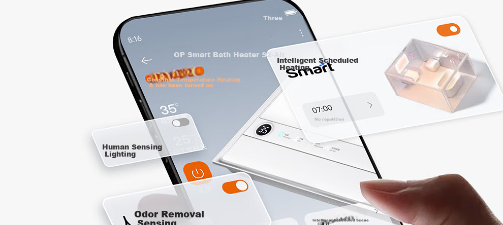 AUPU [Consult Customer Service for Better Deals] Smart Series AI Human-Sensing Constant Temperature Deodorizing Warm Air S2-Air 15