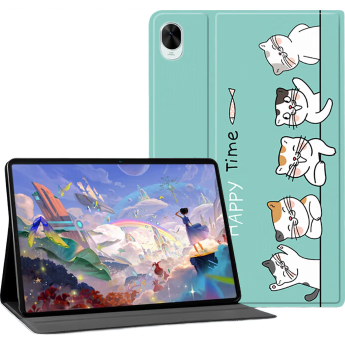 Shihan Compatible with Huawei MatePad 11.5S Case for 2025/24 Dynamic Edition Soft Light Tablet Protective Cover Cartoon Cute Full Protection Shockproof Stand Case for Men Women Students