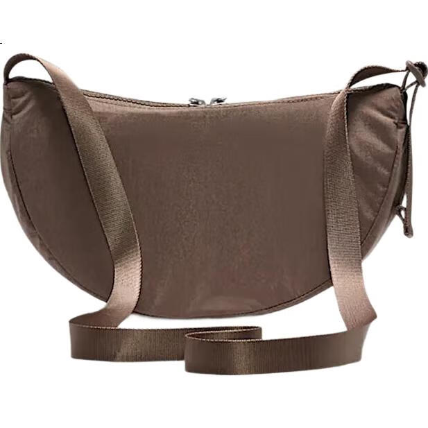 NIKE Men's And Women's Shoulder Bag, Sports Bag, Crossbody Bag, Casual Bag, HQ4370-214 Brown/matte Silver, One Size Fits All