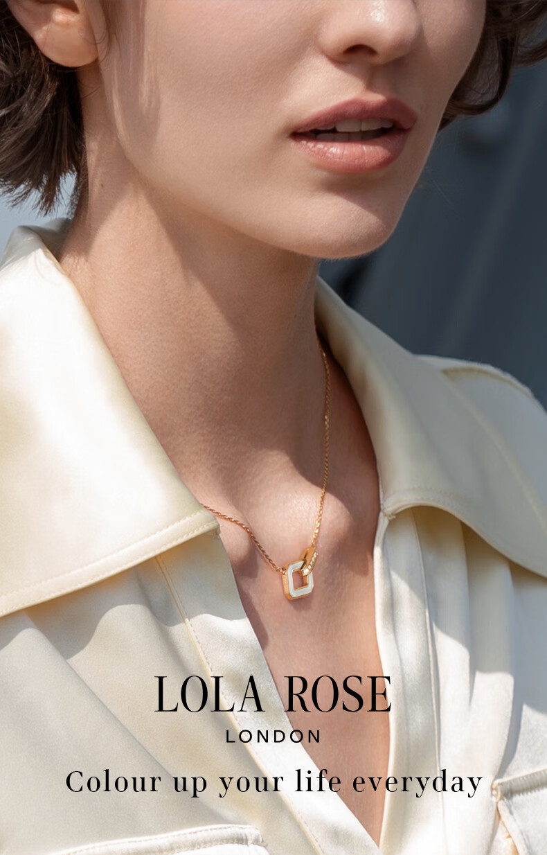 LOLA ROSE Queen Series Blue Sandstone Necklace, Birthday And Holiday Gift for Girlfriend, Mid-Autumn Festival Present 1