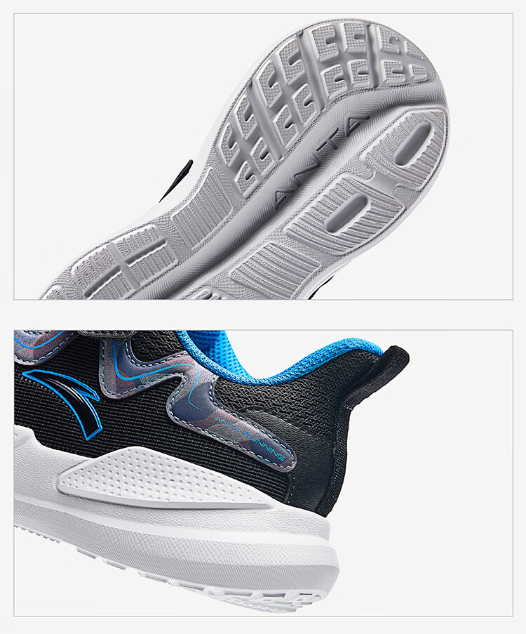 Anta Kids Boys Big Children Running Shoes 2025 Breathable Comfortable Durable Mesh Sports Shoes A12535515 16