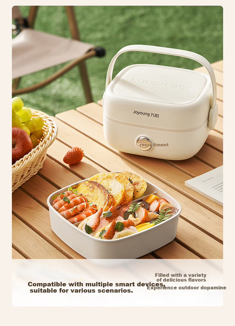 Joyoung Electric Lunch Box, Heated Food Container, Insulated Lunch Box, Heatable Office Meal Warmer, Heating Lunch Box for Office Workers, F10H-FH200 7