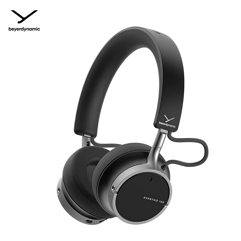 Beyerdynamic AVENTHO 100 Over-Ear Bluetooth ANC Headphones with Active Noise Cancellation, Long Battery Life for Daily Commuting, Compatible with Apple And Huawei, Black
