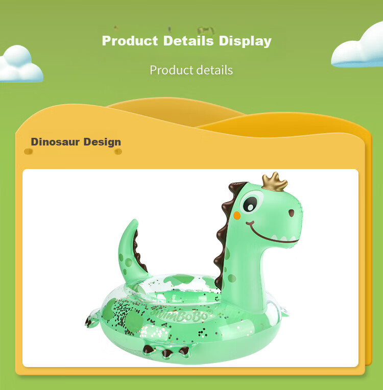 Swimbobo Children's Inflatable Swim Ring, Armpit Float for Kids And Teens, Beginner Swimming Ring K5104 11