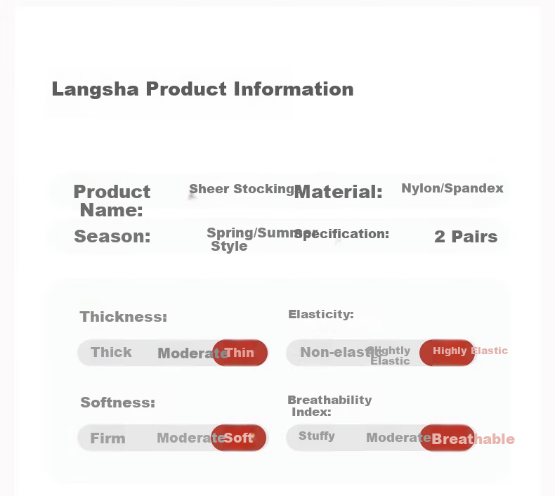 LangSha Crotchless Tights Stockings 0D Sexy Ultra-Thin Toe Point Fully Transparent Summer Thin Invisible Pantyhose 2 Pairs 9