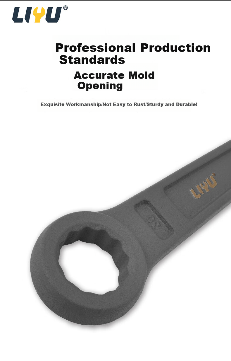 Liyu Plum Blossom Impact Wrench, Self-Tightening Plum Blossom Wrench Tool, Heavy-Duty Multifunctional, Can Be Struck with Hammer, Large Size 34mm 4