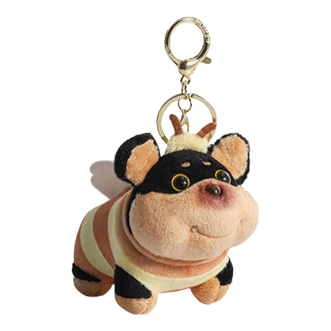 Imiwa Doll Bee Puppy Plush Backpack Pendant Keychain Plush Toy 520 Gift for Girls
