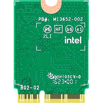 EB-LINK Intel AX211 Chip Laptop Wireless Network Card, 5374M M.2 CNVIo2 Interface, WiFi6E Gigabit Tri-Band Network Card, Bluetooth 5.3, Computer Internal Module