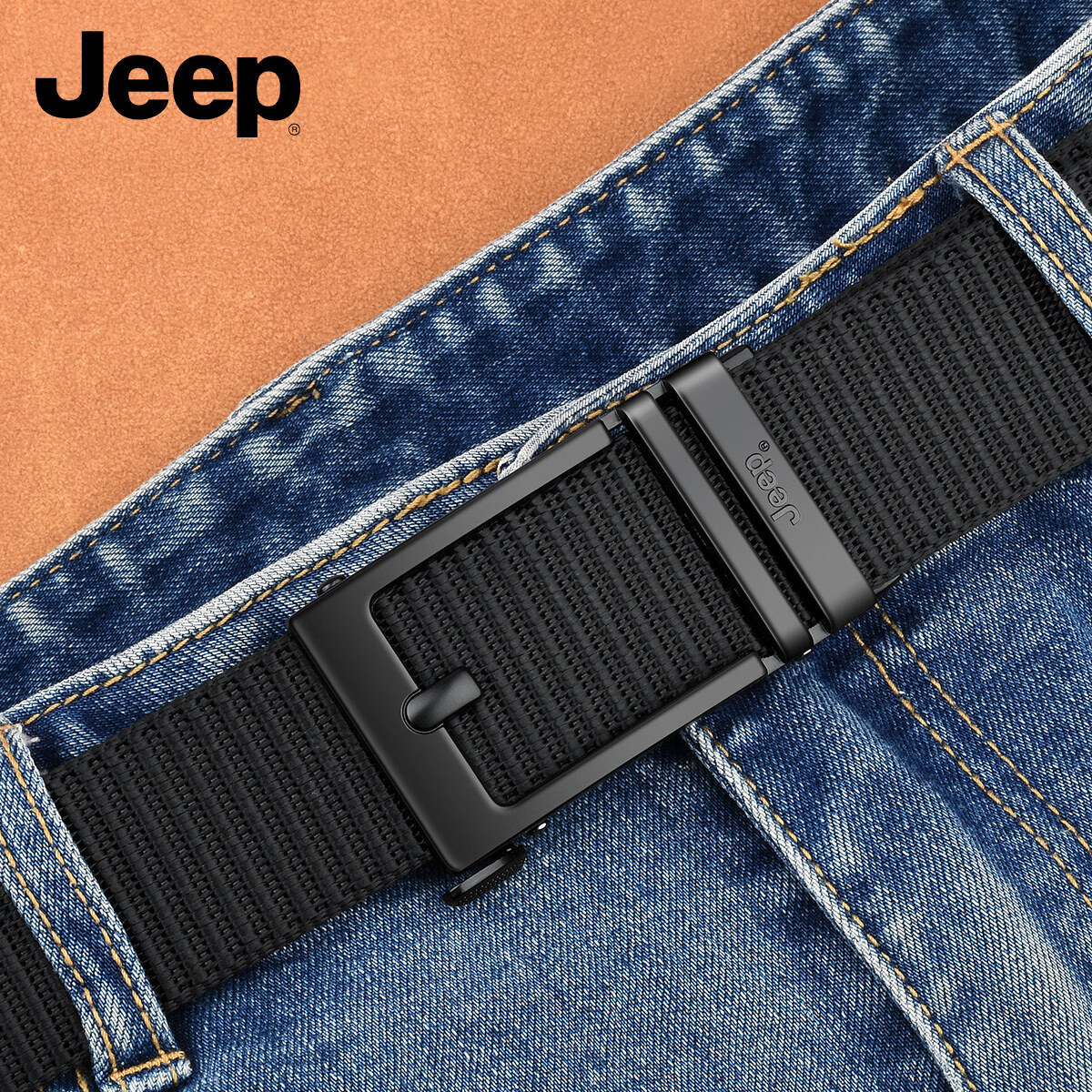 JEEP Men's Belt, 2026 New Style, No-Drill Automatic Buckle, Waist Belt for Men, Birthday Gift for Boyfriend, Husband, Or Father