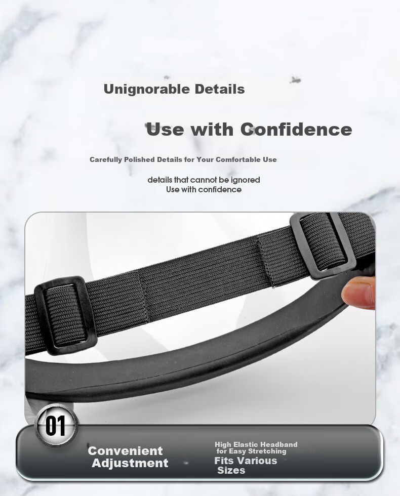Beifute Protective Face Shield, High-Definition Transparent Isolation Anti-Fog Full Face Mask, Waterproof And Dustproof Full Face Screen, 【Jingsu Delivery】, Black Frame High-Definition Anti-Fog + 2 Filter Cartridges 14
