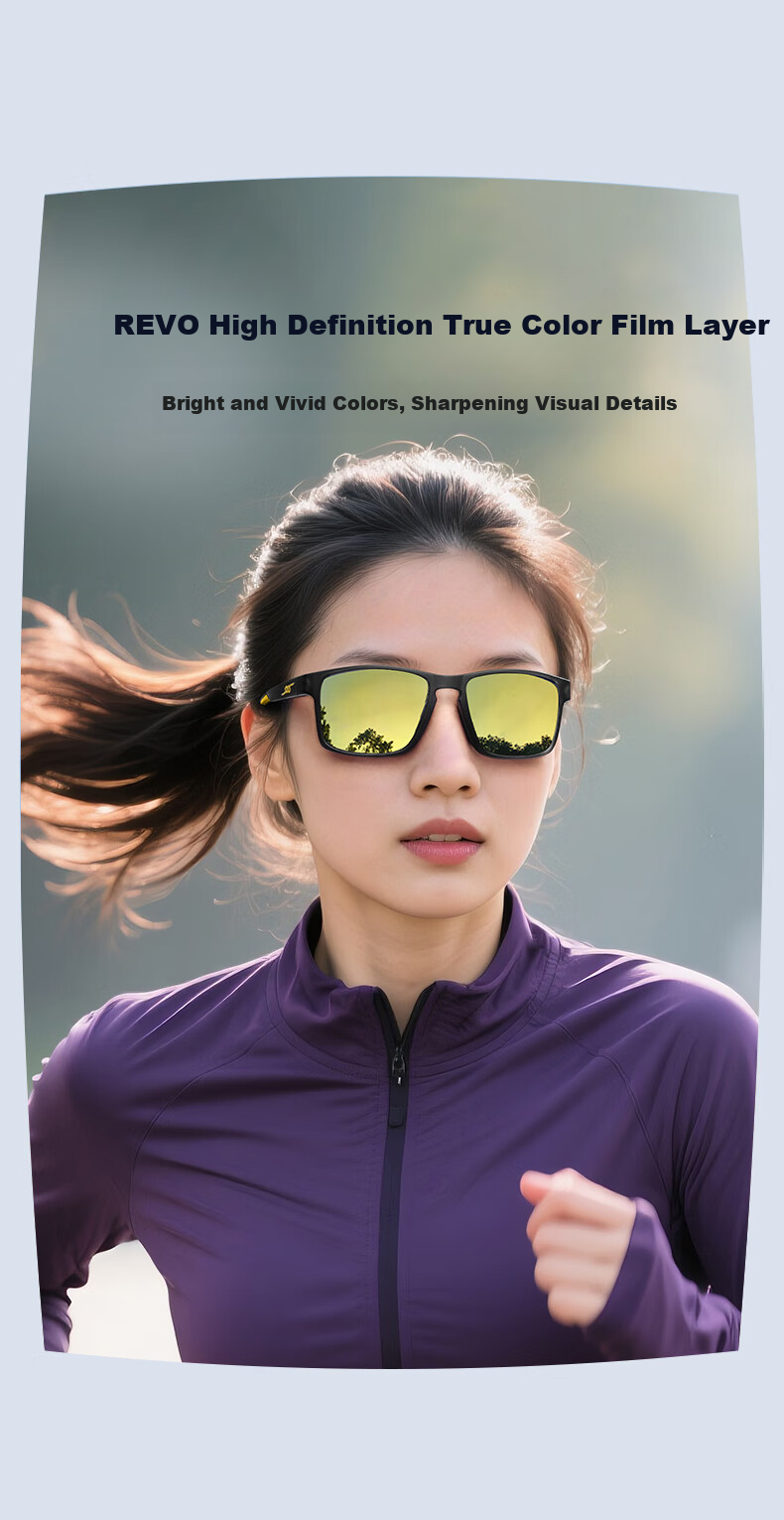 HLA Sports Sunglasses for Men And Women, Cycling Running Marathon Specialized Polarized Sunglasses, Windproof Professional Sports Sunglasses 2