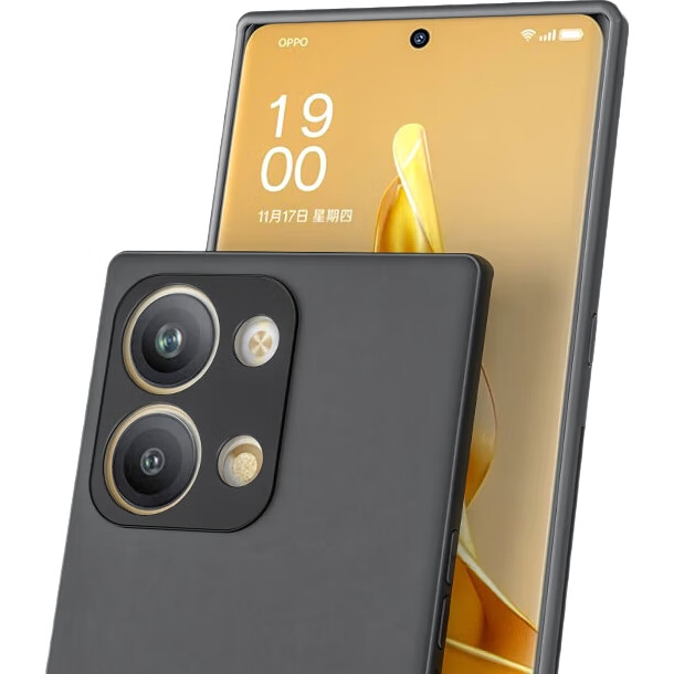 Защитный чехол HotFire для OPPO Reno9 / Reno9 Pro, силиконовый, матовый, с защитой камеры, простой стиль, дымчато-серый