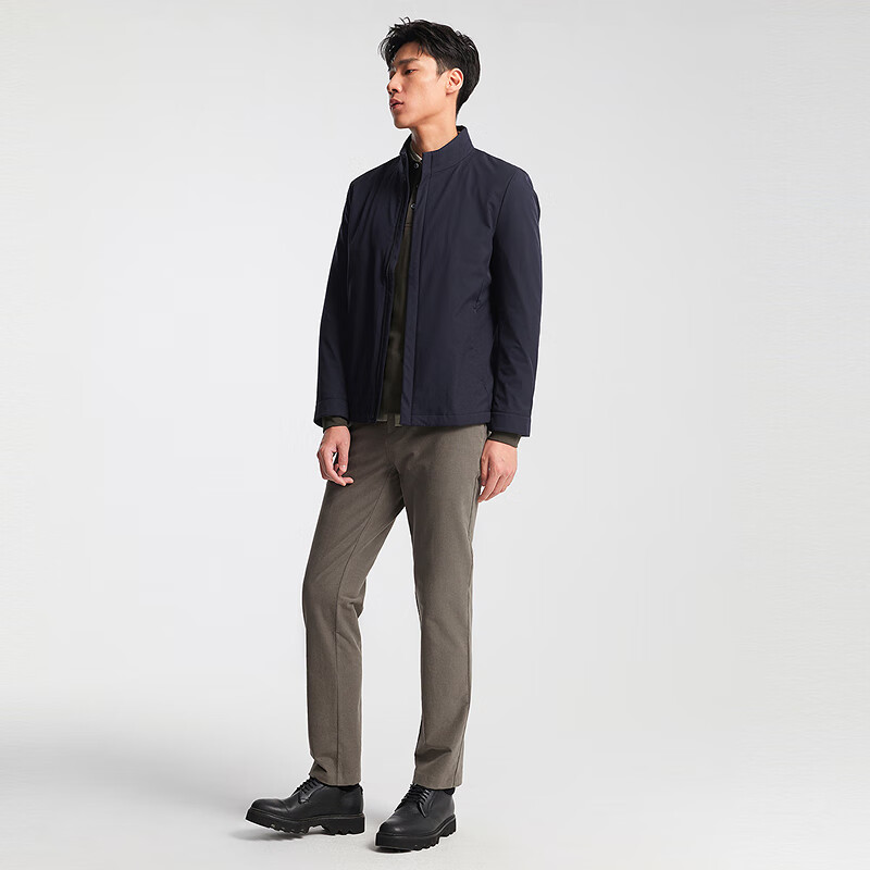 Youngor Men's Executive Stand Collar Autumn New Official Business Commuter Jacket 409947
