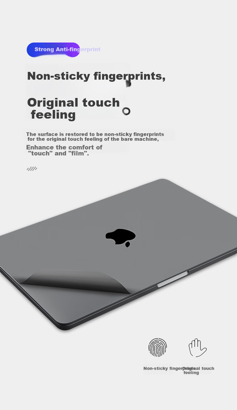 DiyiGongfang Compatible Protective Film for New MacBook Air 13.6/13-Inch M4/M3/M2 Apple Laptop Body Cover, Ultra-Thin Wear-Resistant Easy-To A2681/A3113 5