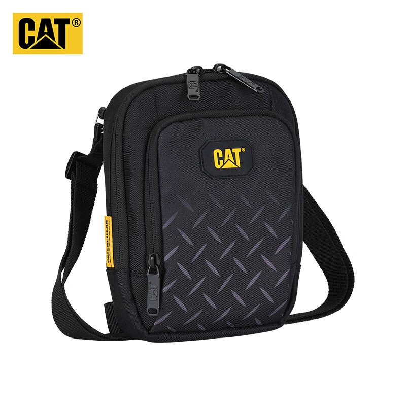 CAT Shoulder Bag, Lightweight Crossbody Mini Purse, Trendy Phone And Coin Pouch, Birthday Gift for Men And Women, Black 84833