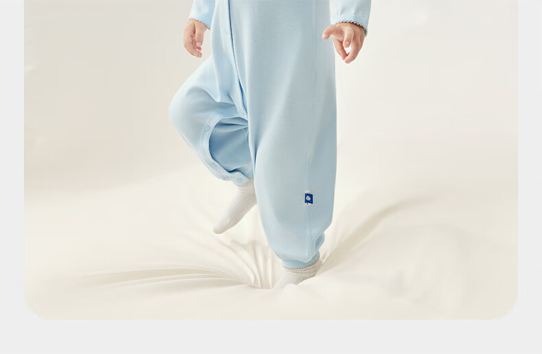 Babycare Baby Romper, Infant Onesie, Embroidered Bodysuit, Long-Sleeve Mid-Cut Crawling Suit, Moonlight White, 73cm 10