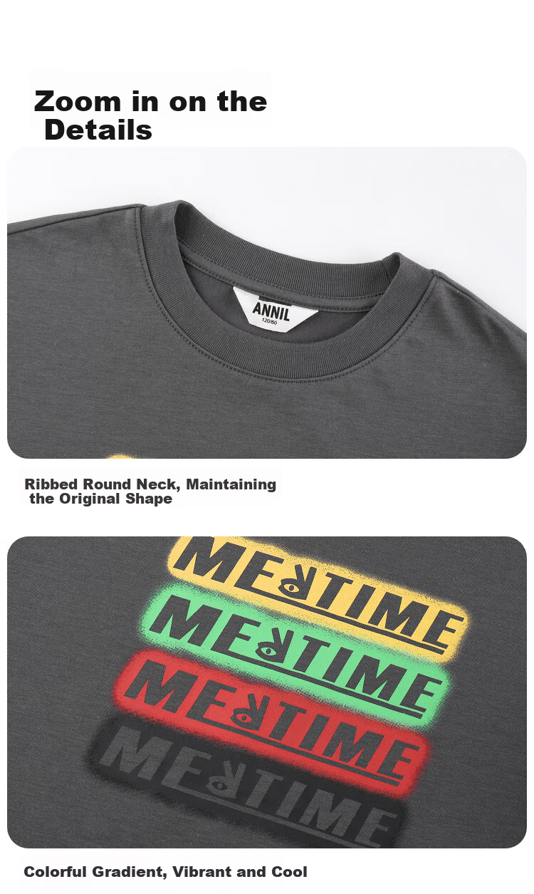 Annil [Memory Foam Cooling T-Shirt] Children's Clothing, Boys And Girls Round Neck Short Sleeve T-Shirt, Summer Casual 20