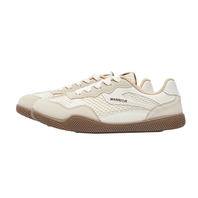 Warrior Women's German Training Shoes Spring Casual Retro Sneakers 0567 Beige/White Size 38