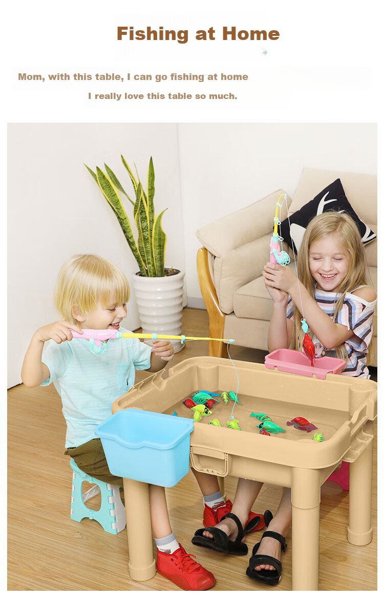 SPACE SAND Children's Multifunctional Toy Learning Table, Sand Tray Desk, Boys And Girls 6-Jin+ Study Desk Set, Birthday Gift 6