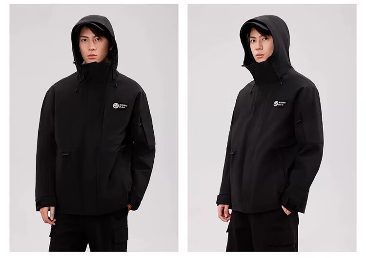 CAMEL Outdoor Waterproof, Windproof And Breathable Jacket for Men And Women, Three-In Fleece-Lined Warm Mountaineering Coat 47
