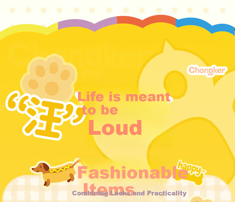 Chongke [Huang Zihongfan's Style] Pet Sausage Dog Handbag, Plush Stuffed Animal Shoulder Bag, Birthday Gift for Girls 3