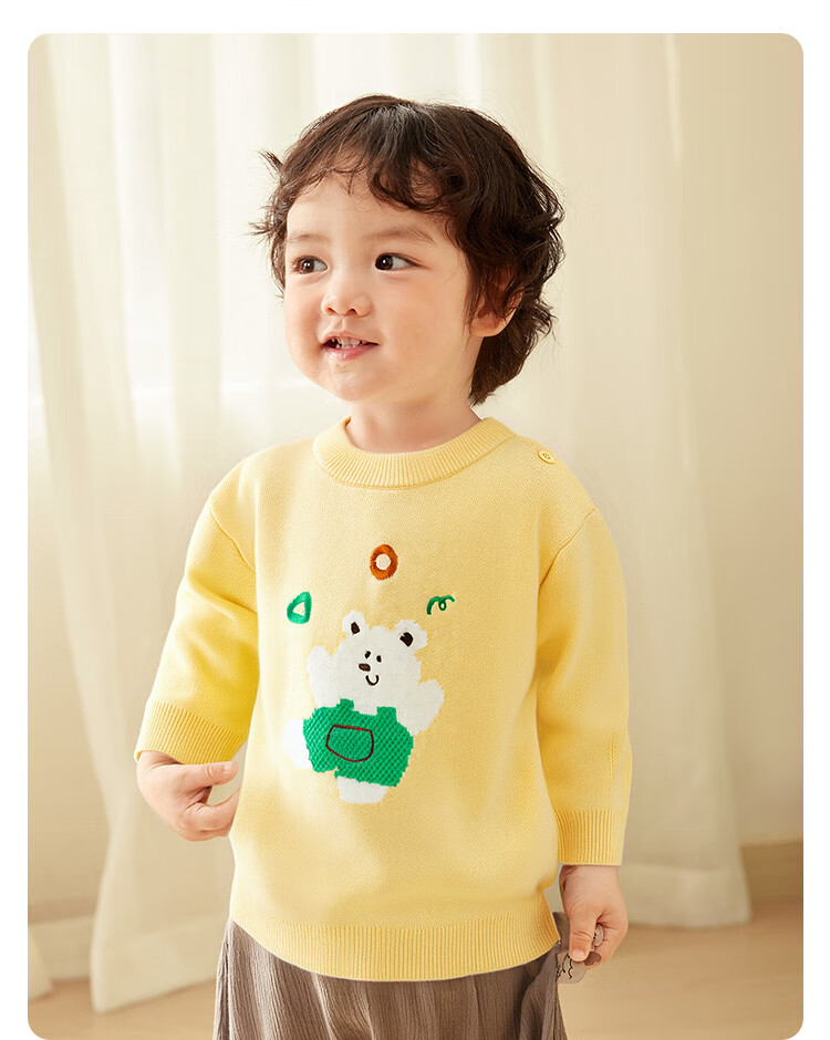 Balabala Kids Sweater Baby Knitwear Boys Girls Innerwear 2025 Winter Cartoon 209425103206 5