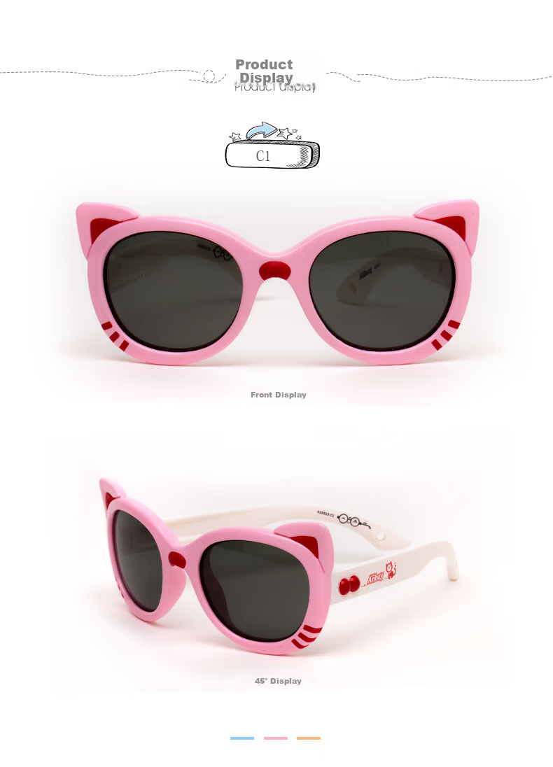 Anbay Children's Sunglasses, UV Protection, Girls' Sunglasses, Baby Sun Protection, Cute Girls' Sunglasses 5