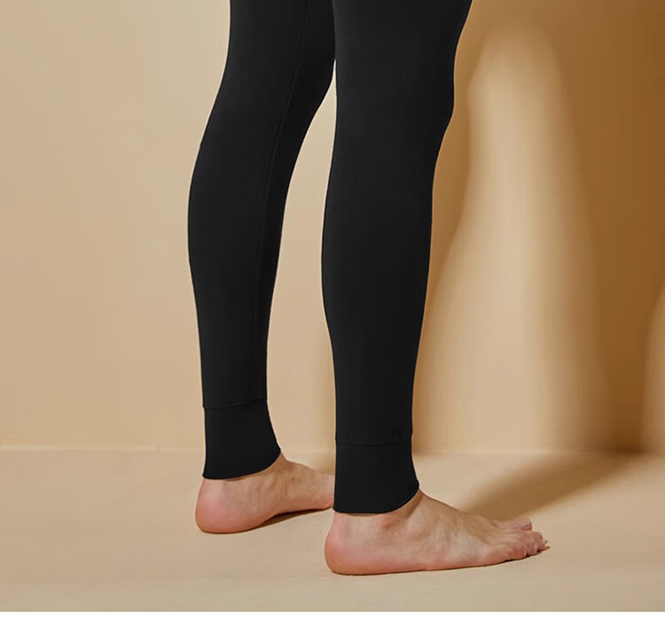 Dushiliren Men's Autumn Long Johns, Pure Cotton 10A Antibacterial Cotton Thermal Underwear, Thin Base Layer Pants for Winter Wear 14
