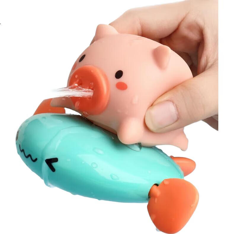 Игрушки для купания Martin brother, заводные игрушки для игр с водой, плавающие игрушки-брызгалки, свинья, утка, черепаха, подарок на Новый год