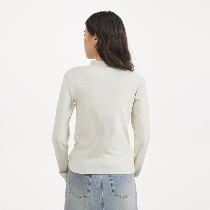 Hotwind Women's Long Sleeve T-Shirt 2025 Autumn New Casual Base Layer Long Tee