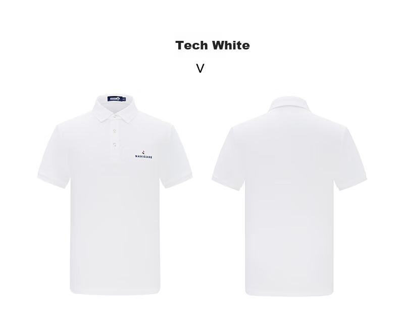 Navigare Small Sailboat Sports Outdoor Polo Shirt for Men, Summer Sweat-Free Cool-Feeling Short-Sleeve POLO Shirt 1325524565 M 35