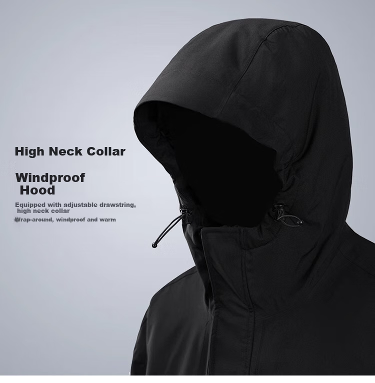 CAMEL Padded Windbreaker Jacket for Men And Women, Hard Shell Coat, Windproof And Waterproof, Tibet Padded Outerwear, Mountaineering Clothing A24CF04677 25