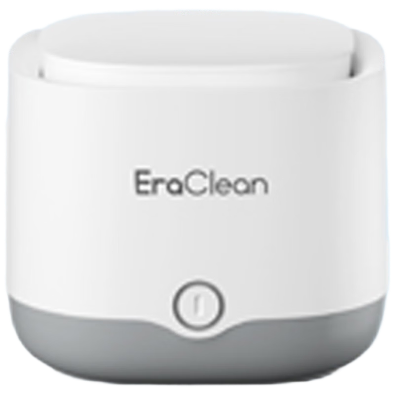 EraClean Portable Ultrasonic Teeth Cleaner Orthodontic Retainer Cleaner Large Capacity Denture Cleaner Full Mouth Cleaning