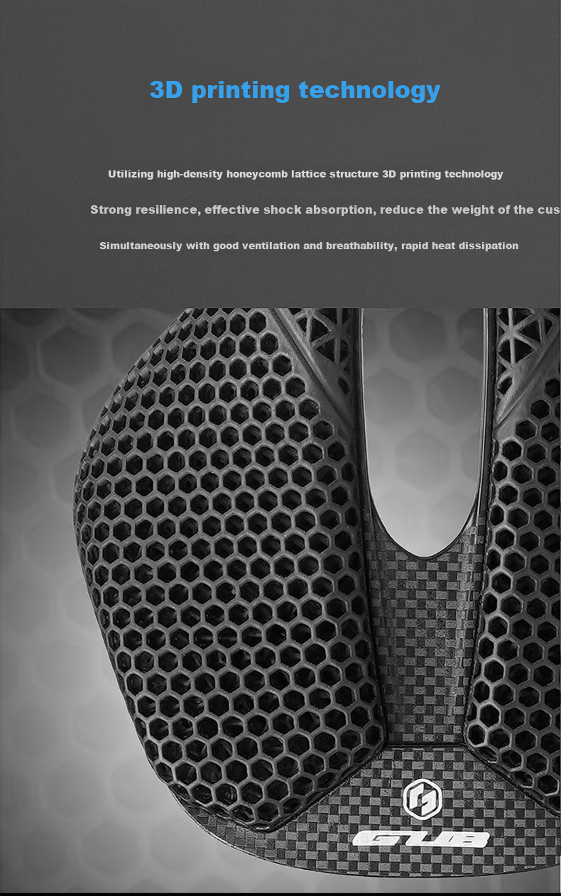 GUB 3D Printed Seat Cushion, Short Nose, Racing Road Mountain Bike Saddle, Cycling Equipment, 1169 4