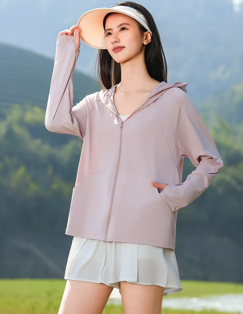 Combo Summer New Self-Operated Women's Sun Protection Jacket UV Protection Outdoor Breathable Thin Ice Silk Cycling Coat Sunproof Clothing 6