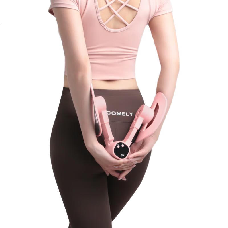 BOSHUJIAN Leg Press Trainer, Multifunctional Slimming Device, Pelvic Floor Muscle Trainer, Yoga Fitness Shaping Leg Press, Purple