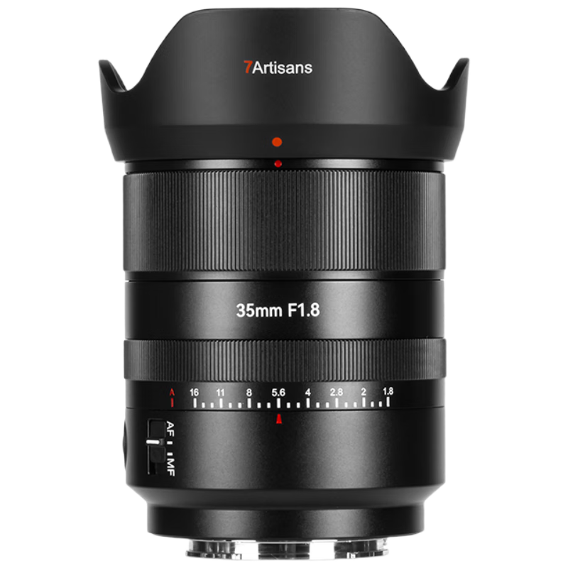 Qigongjiang Sony Prime Lens E-Mount, Black AF35mmF1.8 (Auto Focus), Full-Frame Auto-Focus Lens, Suitable for A7m4 ZV-E10 II A7c2