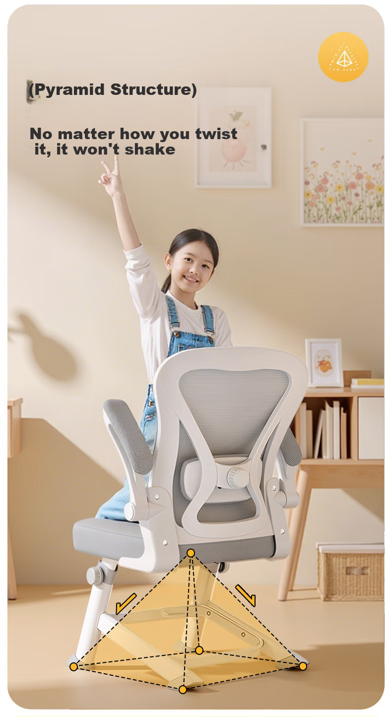 Quanpinwu Computer Chair, Study Chair, Office Chair, Ergonomic Chair, Student Chair, Lumbar Support Chair, Swivel Chair, Gaming Chair, Height Adjustable 4